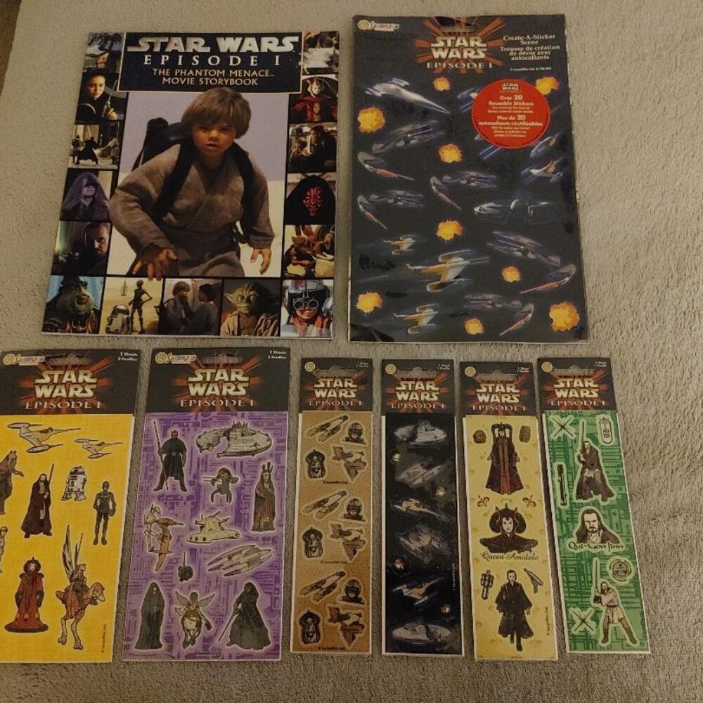 Vintage Star Wars BN Book & Sticker Sets